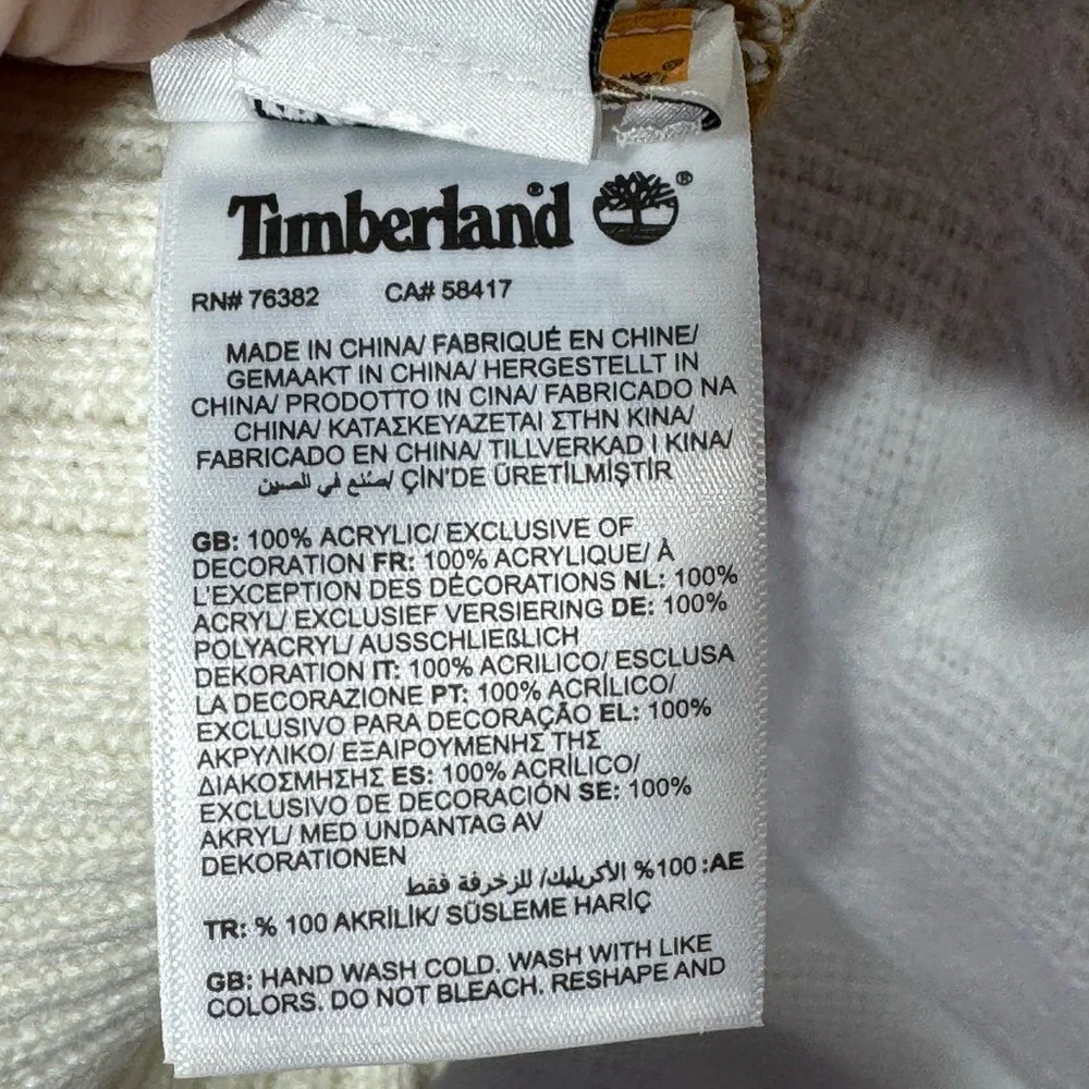 Timberland‎ Women's Cozy Printed Plaid Cold Weather Scarf Wheat One Size
